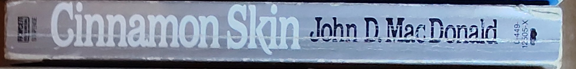 John D. MacDonald  CINNAMON SKIN spine of book image