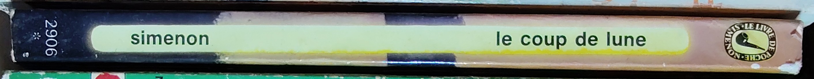 Georges Simenon  LE COUP DE LUNE spine of book image