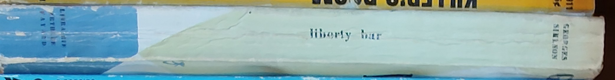 Georges Simenon  LIBERTY BAR spine of book image