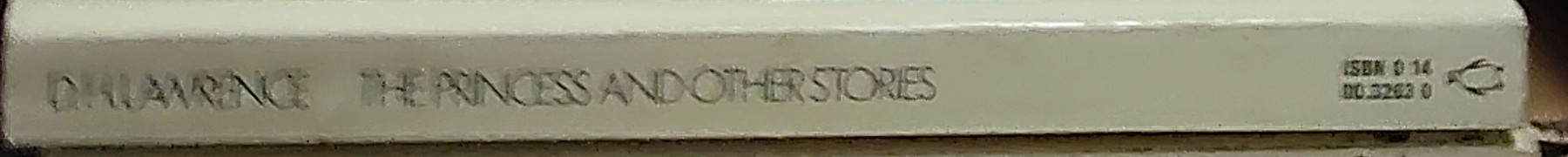D.H. Lawrence  THE PRINCESS and other stories spine of book image
