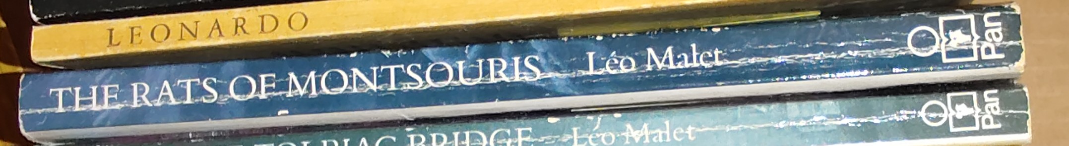 Leo Malet  THE RATS OF MONTSOURIS spine of book image