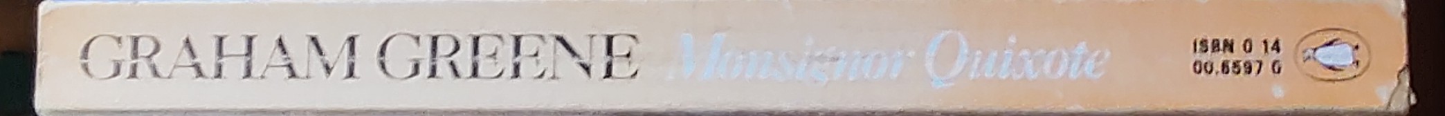 Graham Greene  MONSIGNOR QUIXOTE spine of book image