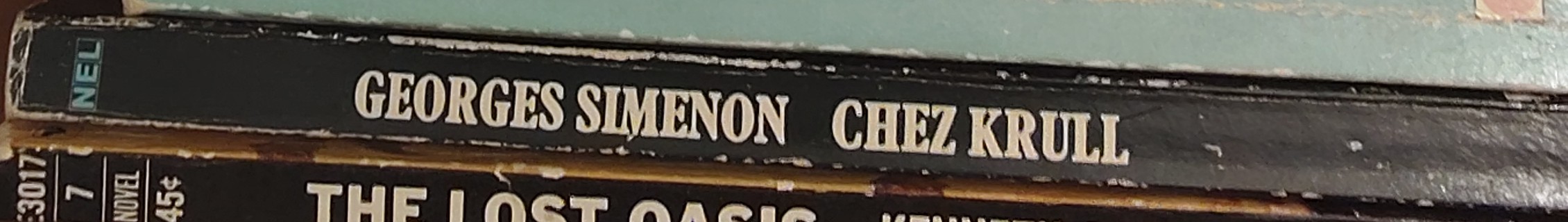 Georges Simenon  CHEZ KRULL spine of book image