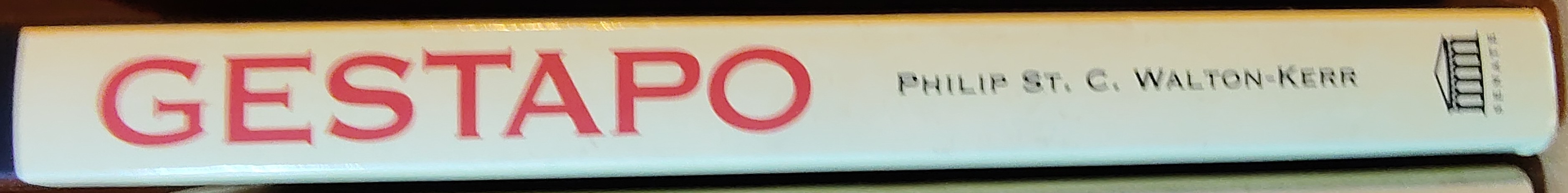 GESTAPO: The History of the German Secret Service  spine of book image