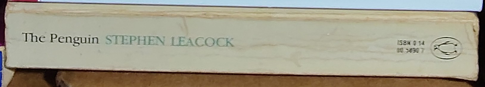 Stephen Leacock  THE PENGUIN STEPHEN LEACOCK spine of book image