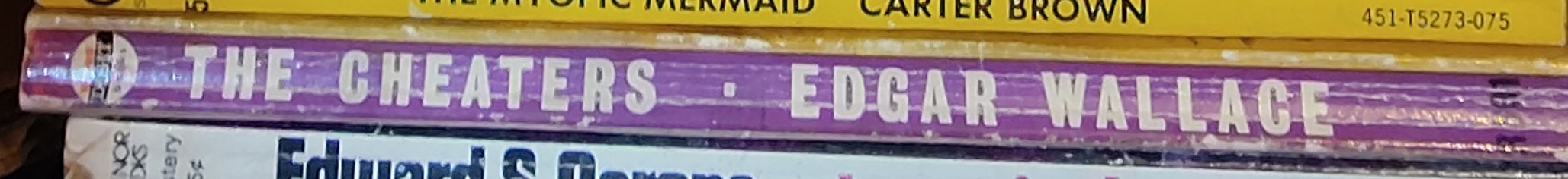 Edgar Wallace  THE CHEATERS spine of book image