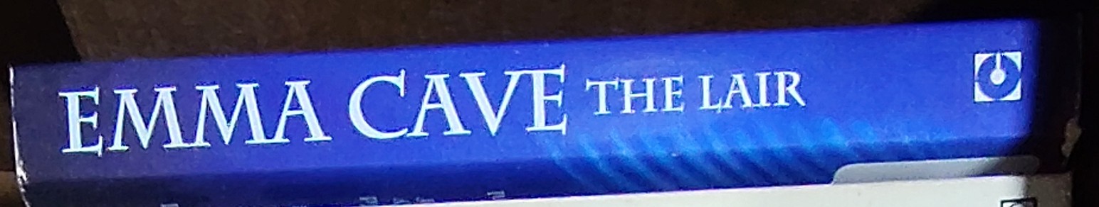 Emma Cave  THE LAIR spine of book image