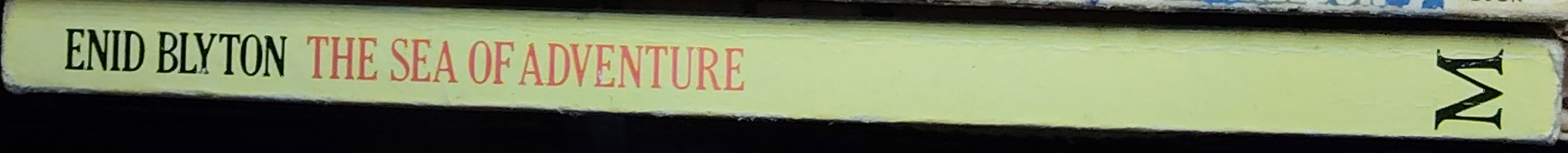 Enid Blyton  THE SEA OF ADVENTURE spine of book image