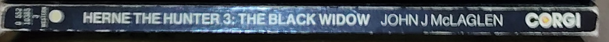 John McLaglen  HERNE THE HUNTER 3: THE BLACK WIDOW spine of book image