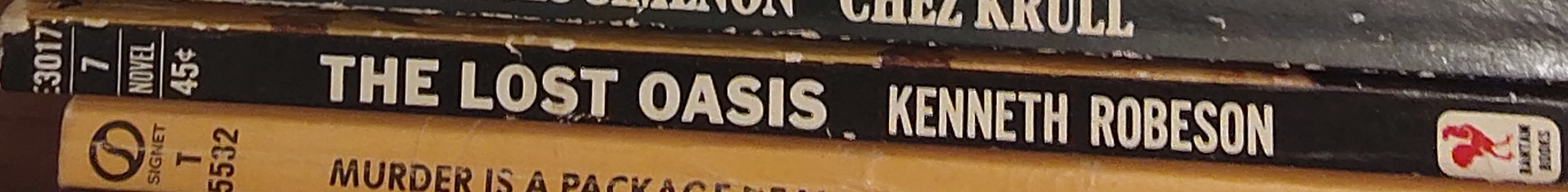 Kenneth Robeson  DOC SAVAGE: THE LOST OASIS spine of book image