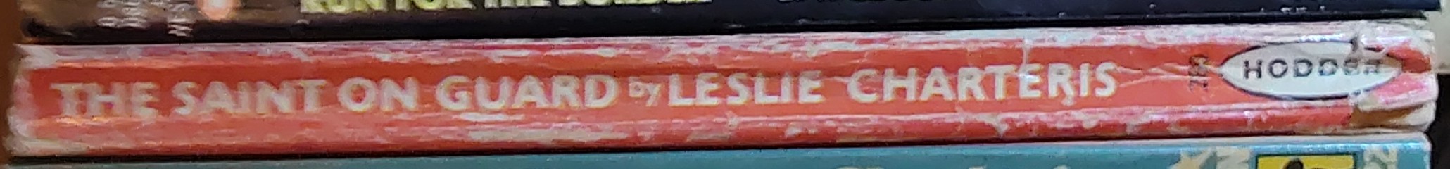 Leslie Charteris  THE SAINT ON GUARD spine of book image