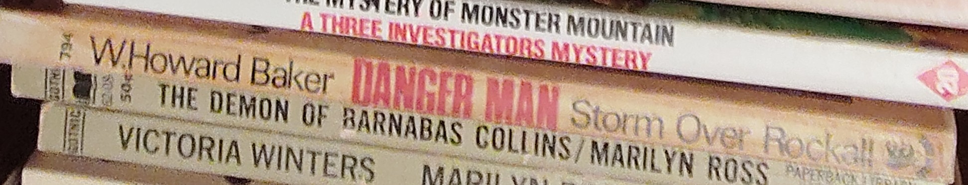 W.Howard Baker  DANGER MAN: STORM OVER ROCKALL spine of book image