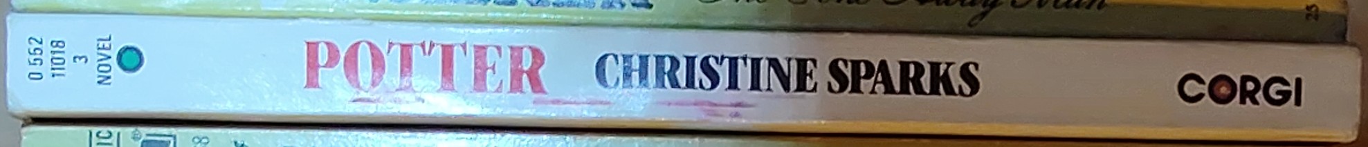 Christine Sparks  POTTER (Arthur Lowe) spine of book image