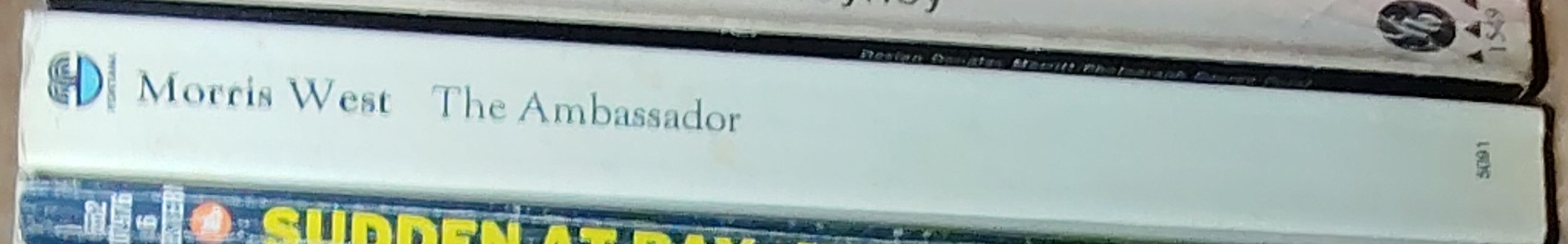 Morris West  THE AMBASSADOR spine of book image