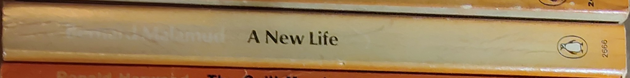 Bernard Malamud  A NEW LIFE spine of book image