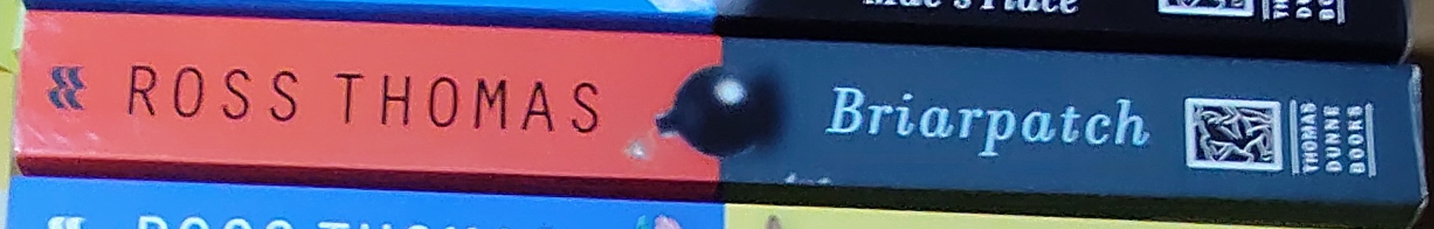 Ross Thomas  BRIARPATCH spine of book image