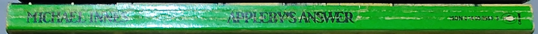 Michael Innes  APPLEBY'S ANSWER spine of book image