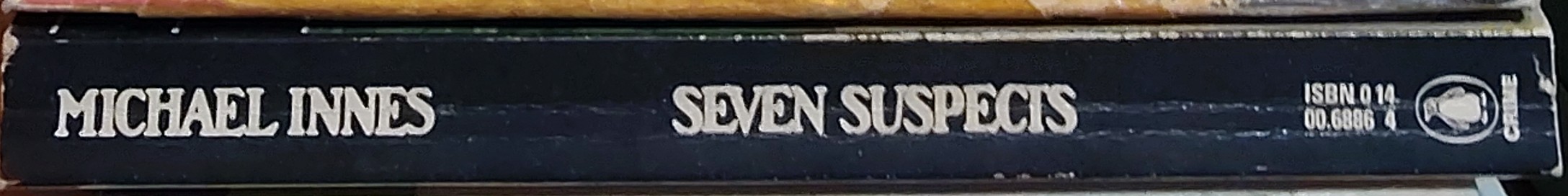 Michael Innes  SEVEN SUSPECTS spine of book image