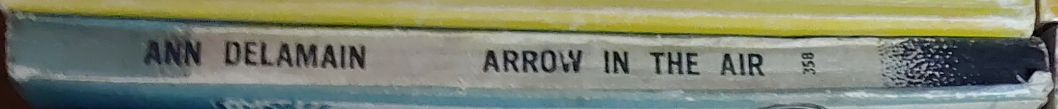 Ann Delamain  ARROW IN THE AIR spine of book image