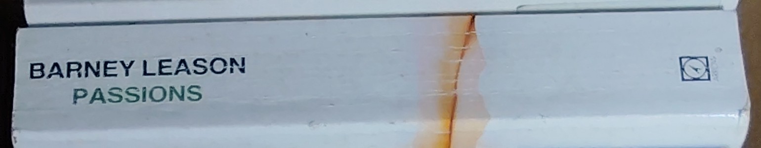 Barney Leason  PASSIONS spine of book image