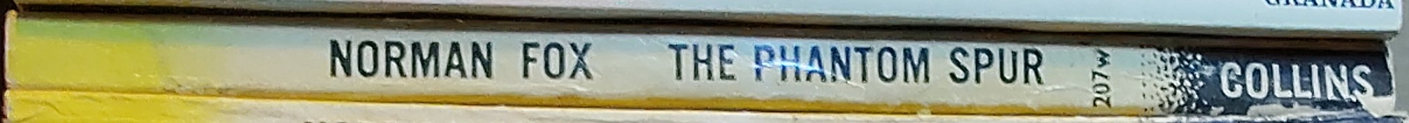 Norman Fox  THE PHANTOM SPUR spine of book image
