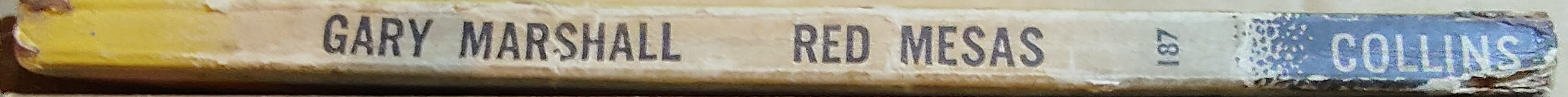 Gary Marshall  RED MESAS spine of book image