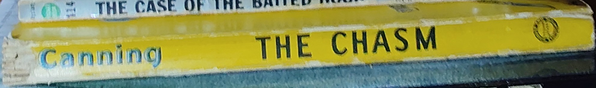 Victor Canning  THE CHASM spine of book image