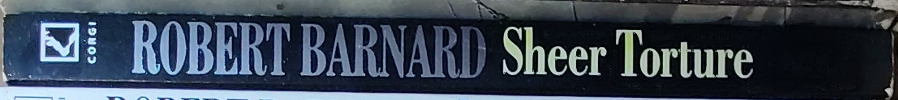 Robert Barnard  SHEER TORTURE spine of book image