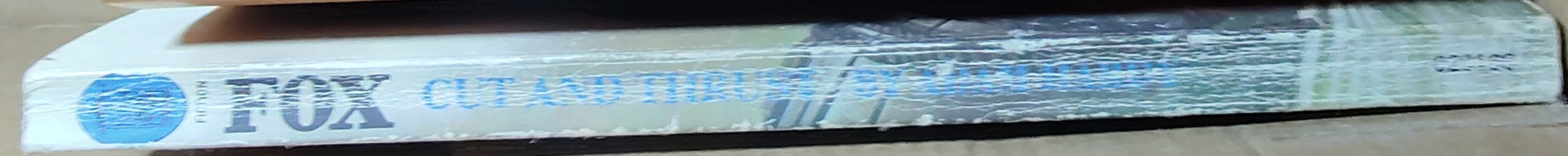 Adam Hardy  FOX 9: CUT AND THRUST spine of book image