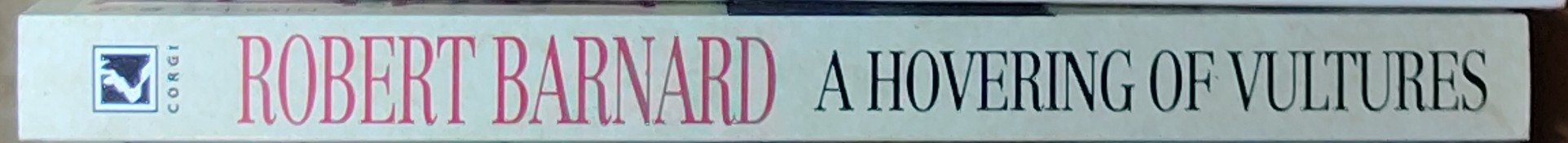 Robert Barnard  THE HOVERING VULTURES spine of book image