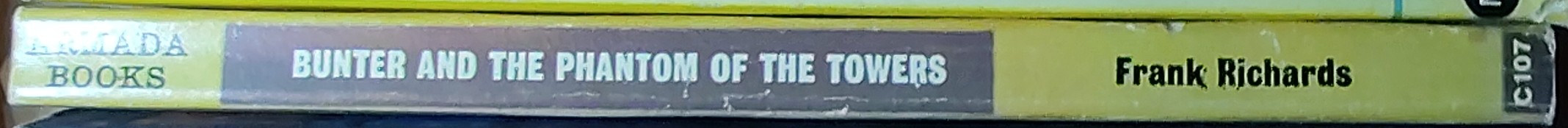 Frank Richards  BUNTER AND THE PHANTOM OF THE TOWERS spine of book image
