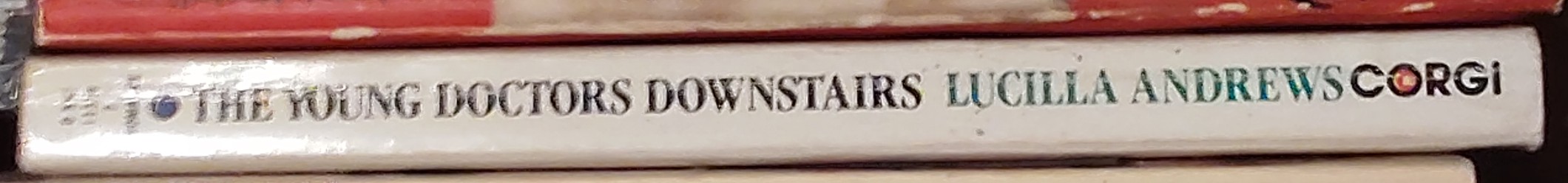 Lucilla Andrews  THE YOUNG DOCTORS DOWNSTAIRS spine of book image