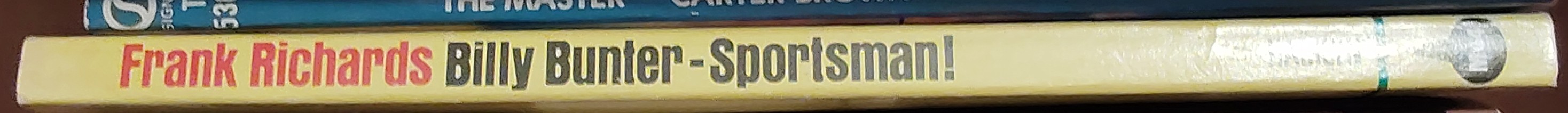 Frank Richards  BILLY BUNTER - SPORTSMAN! spine of book image