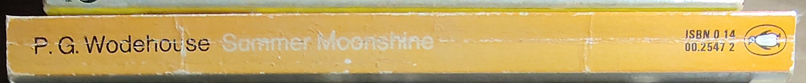 P.G. Wodehouse  SUMMER MOONSHINE spine of book image