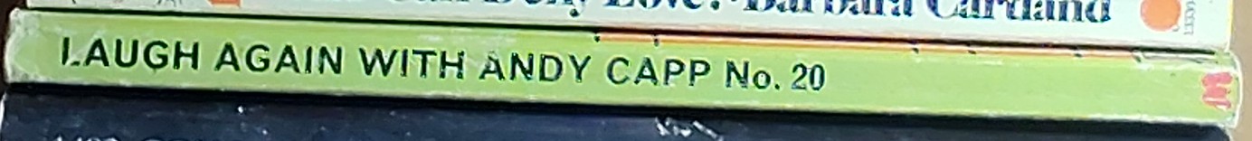 Reg Smythe  LAUGH AGAIN WITH ANDY CAPP No.20 spine of book image