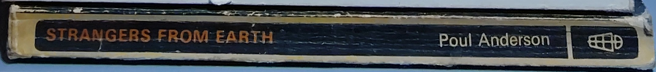 Poul Anderson  STRANGERS FROM EARTH spine of book image