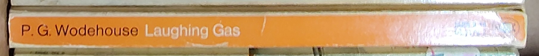 P.G. Wodehouse  LAUGHING GAS spine of book image