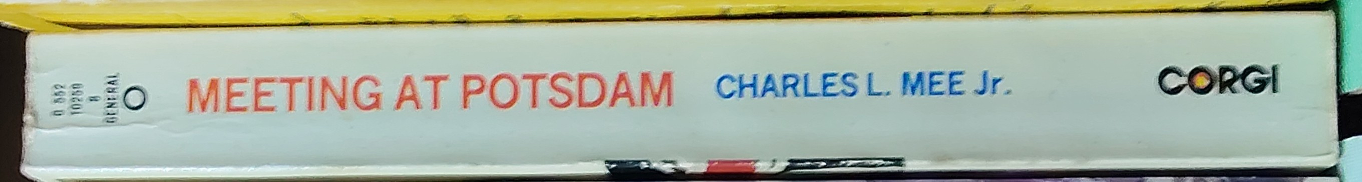 Charles L. Mee  MEETING AT POTSDAM spine of book image