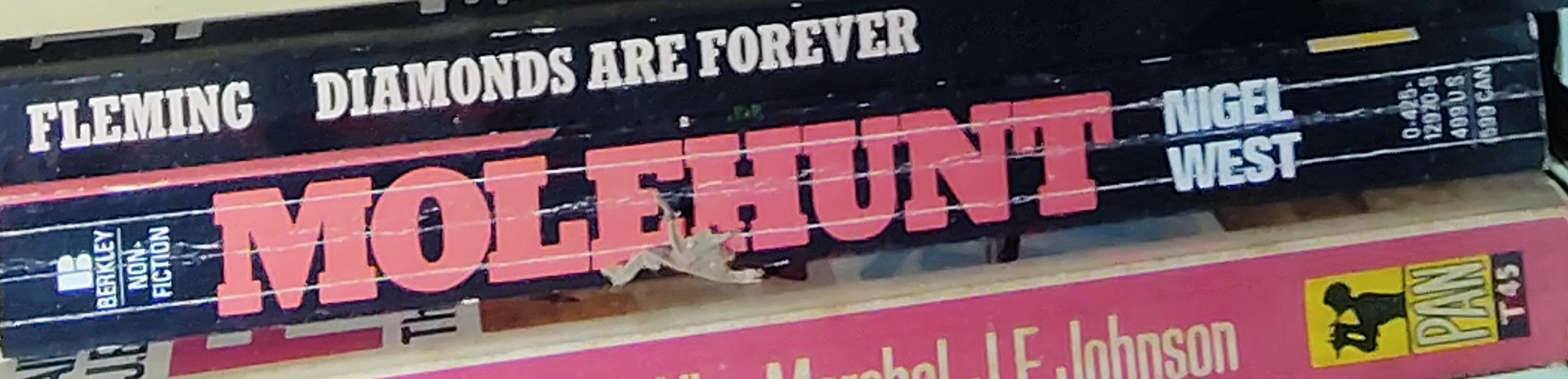 Nigel West  MOLEHUNT spine of book image