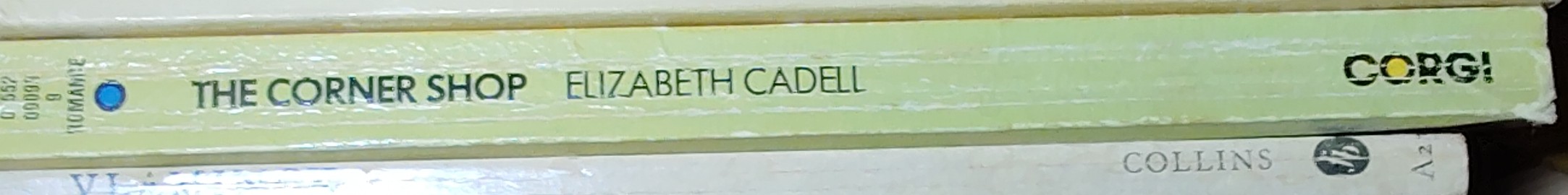 Elizabeth Cadell  THE CORNER SHOP spine of book image