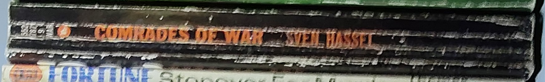 Sven Hassel  COMRADES OF WAR spine of book image