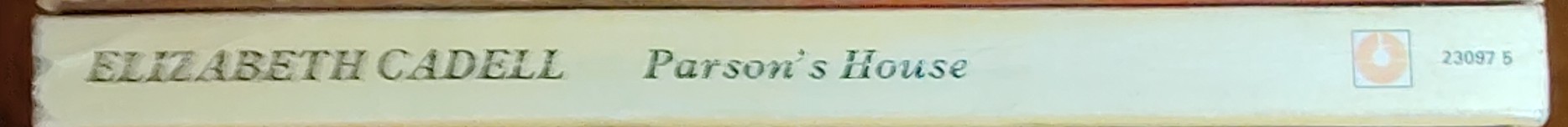 Elizabeth Cadell  PARSON'S HOUSE spine of book image