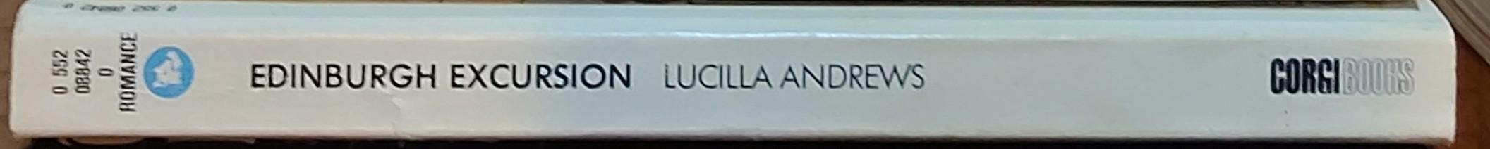 Lucilla Andrews  EDINBURGH EXCURSION spine of book image