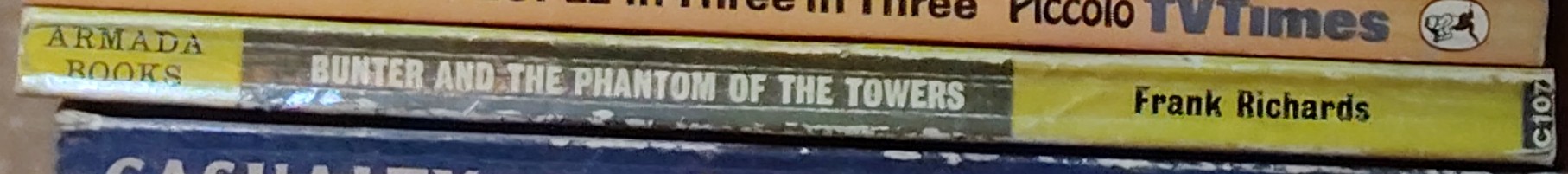 Frank Richards  BUNTER AND THE PHANTOM OF THE TOWERS spine of book image