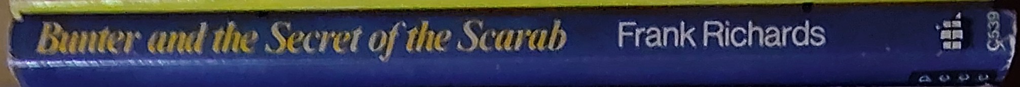 Frank Richards  BUNTER AND THE SECRET OF THE SCARAB spine of book image