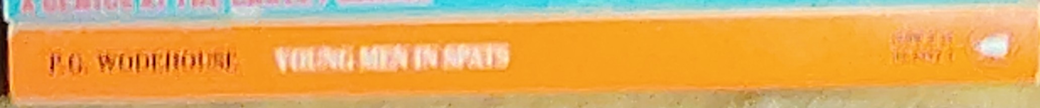 P.G. Wodehouse  YOUNG MEN IN SPATS spine of book image