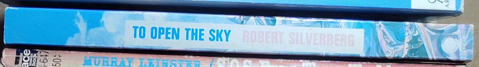 Robert Silverberg  TO OPEN THE SKY spine of book image