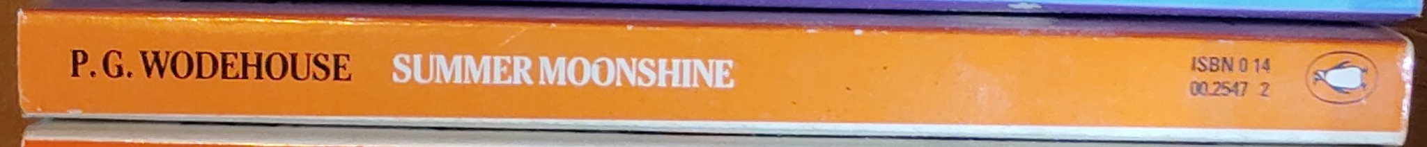 P.G. Wodehouse  SUMMER MOONSHINE spine of book image