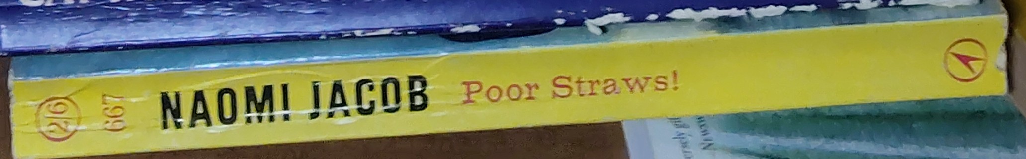 Naomi Jacob  POOR STRAWS! spine of book image