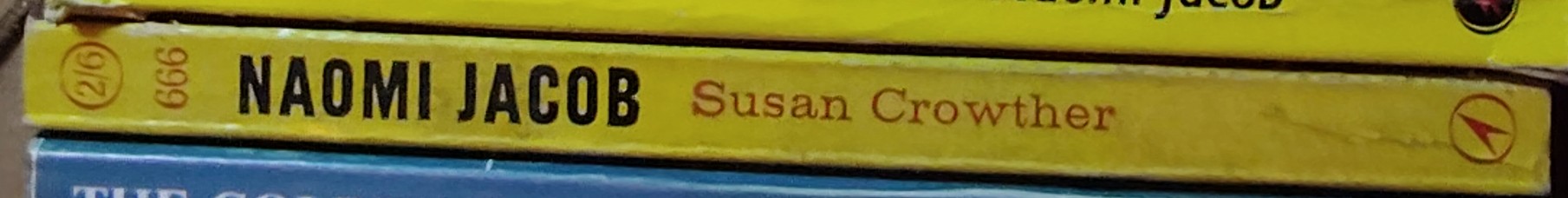 Naomi Jacob  SUSAN CROWTHER spine of book image